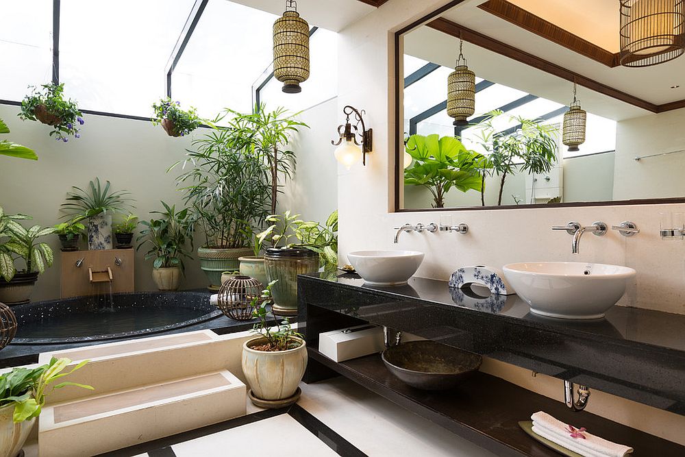 Comment décorer une salle de bain dans un style tropical ?