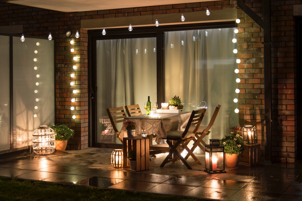 L'éclairage : pour profiter de vos soirées en terrasse